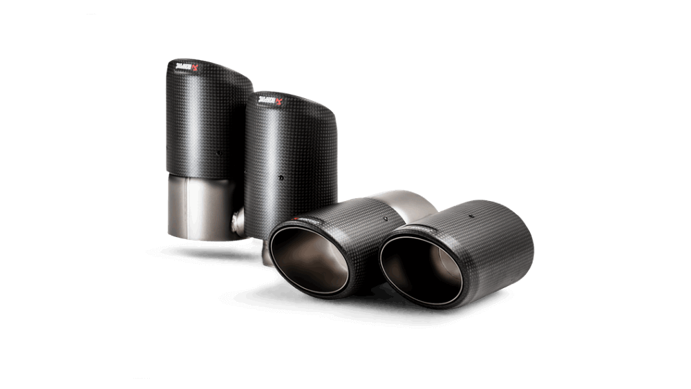 Akrapovic Tail pipe set (Carbon) - Porsche Cayenne Turbo / Coupé / GTS (536) - 2019 - 2021
