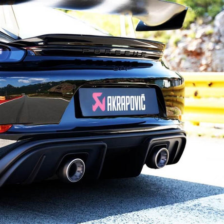Akrapovic Tail pipe set (Titanium) - Porsche 718 Cayman GTS 4.0 / Boxster GTS 4.0 2020 - 2022
