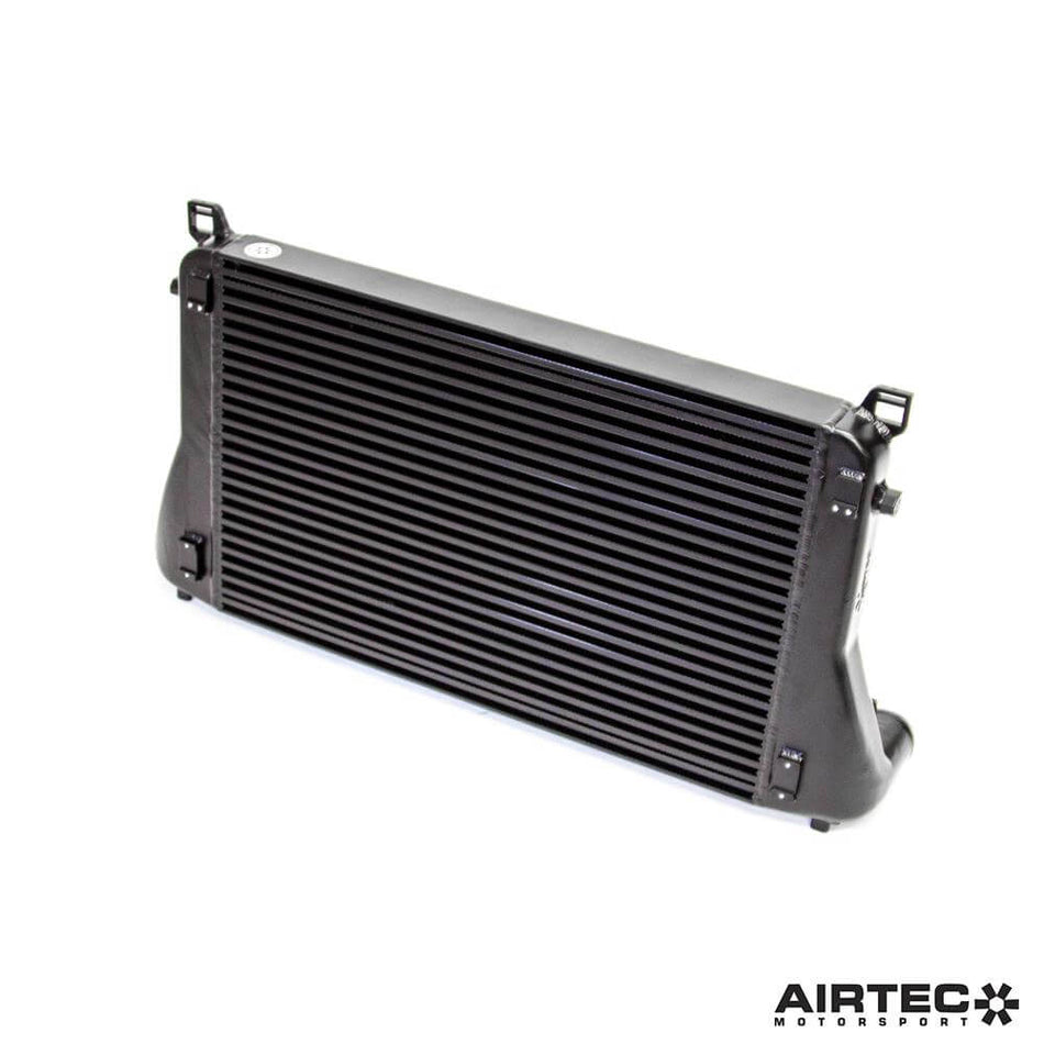 Detailed shot of the AIRTEC branding embossed on the Intercooler Upgrade