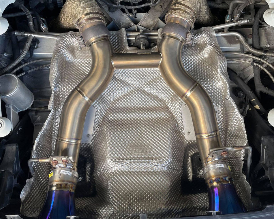 VR Performance McLaren 650S Titanium Exhaust System