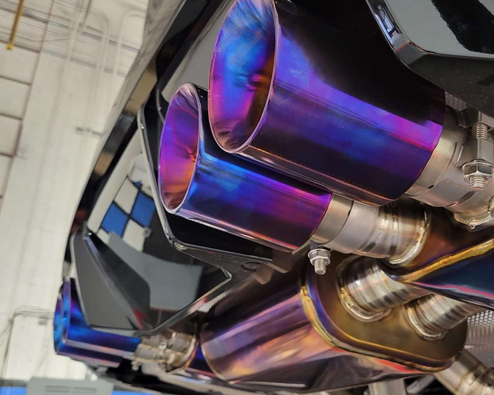 VR Performance BMW M3 | M4 G8x Titanium Valvetronic Catback Exhaust With 102mm Tips