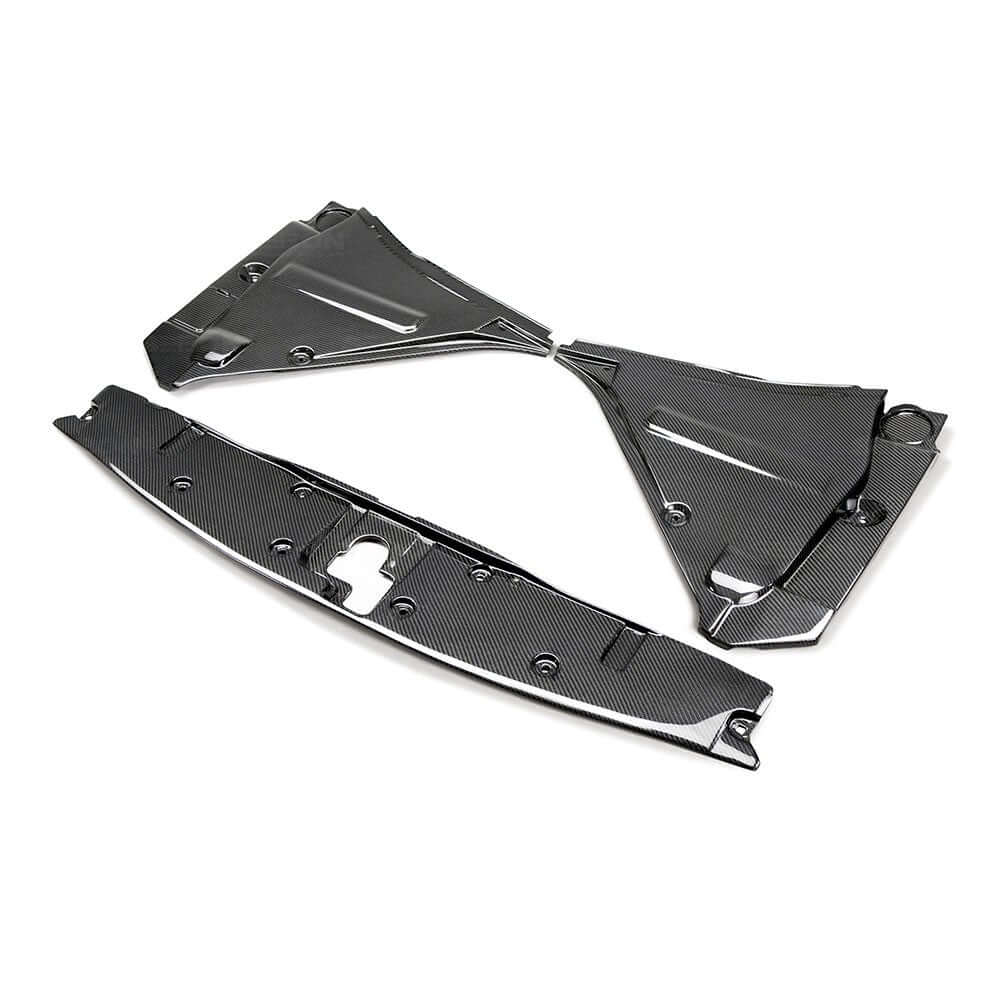 CARBON FIBRE COOLING PANEL SET FOR 2009-2020 NISSAN GT-R - 3 PCS