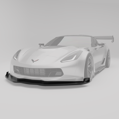 Revozport Corvette C7 Carbon Fiber Splitter & Air Dam