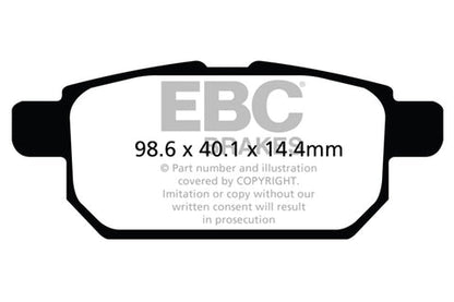 EBC Brakes Pad and Disc Kit (PDKR836)