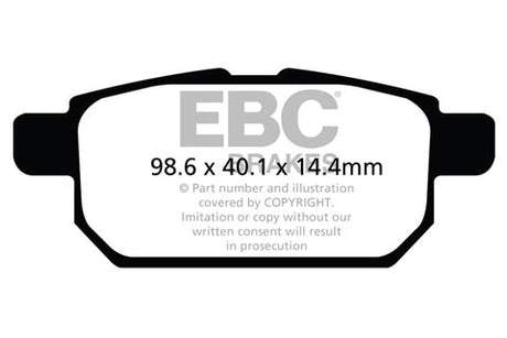 EBC Brakes Pad and Disc Kit (PDKR836) Image 1