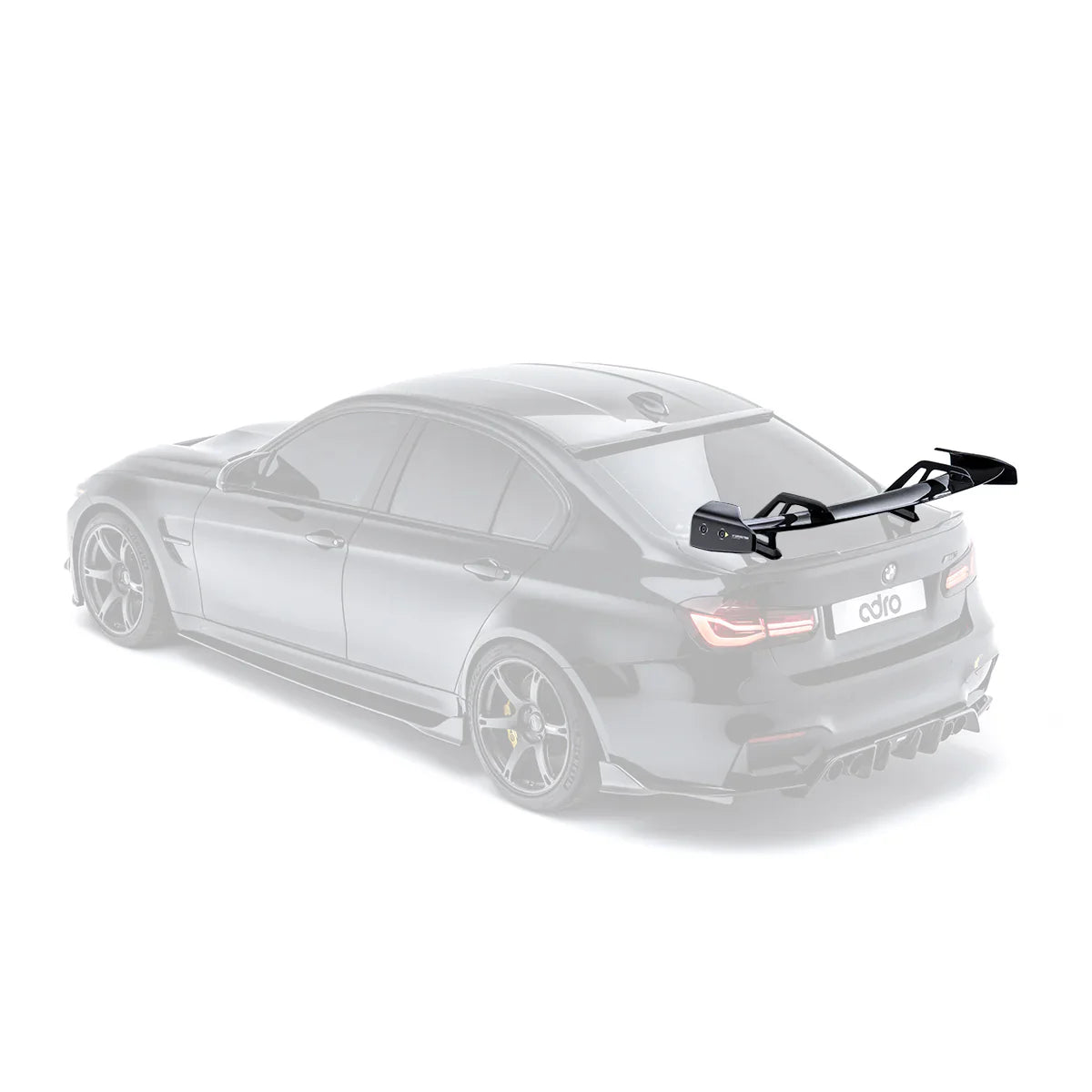 BMW M3 F80 Pre-Preg Carbon Fibre AT-R Swan Neck GT Rear Wing by Adro (2014-2020), Rear Wings, Adro - | Rear Wings | FD Racing