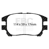 EBC Greenstuff 6000 Series Truck and SUV Brake Pad Set (DP61658) Image 2