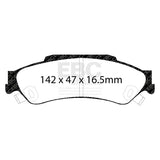 EBC Brakes Pad and Disc Kit (PDKR207) Image 2