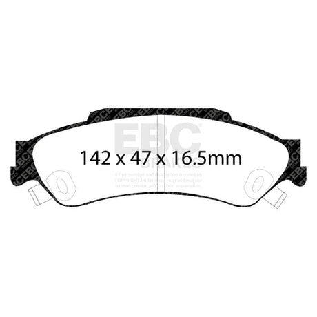 EBC Brakes Pad and Disc Kit (PDKR208) Image 1