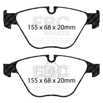 EBC Brakes Pad and Disc Full vehicle Kit (PD40K322) Image 3