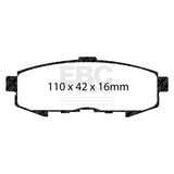 EBC Brakes Pad and Disc Kit (PDKR552) Image 4