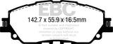 EBC Ultimax OE Replacement Brake Pad Set (DPX2378) Image 3
