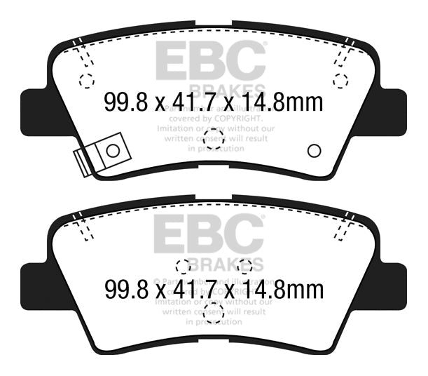 EBC Brakes Pad and Disc Full vehicle Kit (PD40K2579)