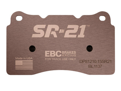 EBC SR21 Racing Brake Pads - (DP81210.15SR21) Front Image 1