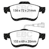 EBC Brakes Pad and Disc Kit (PDKF636) Image 4