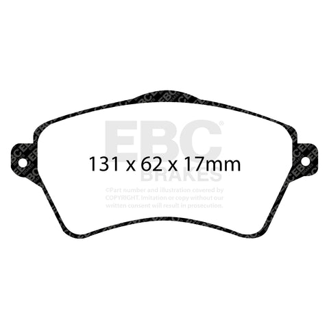 EBC Ultimax OE Replacement Brake Pad Set (DP1352) Image 1