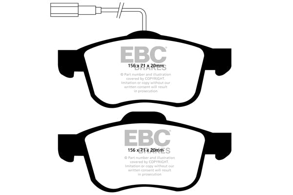 EBC Brakes Pad and Disc Kit (PD08KF014) Image 3