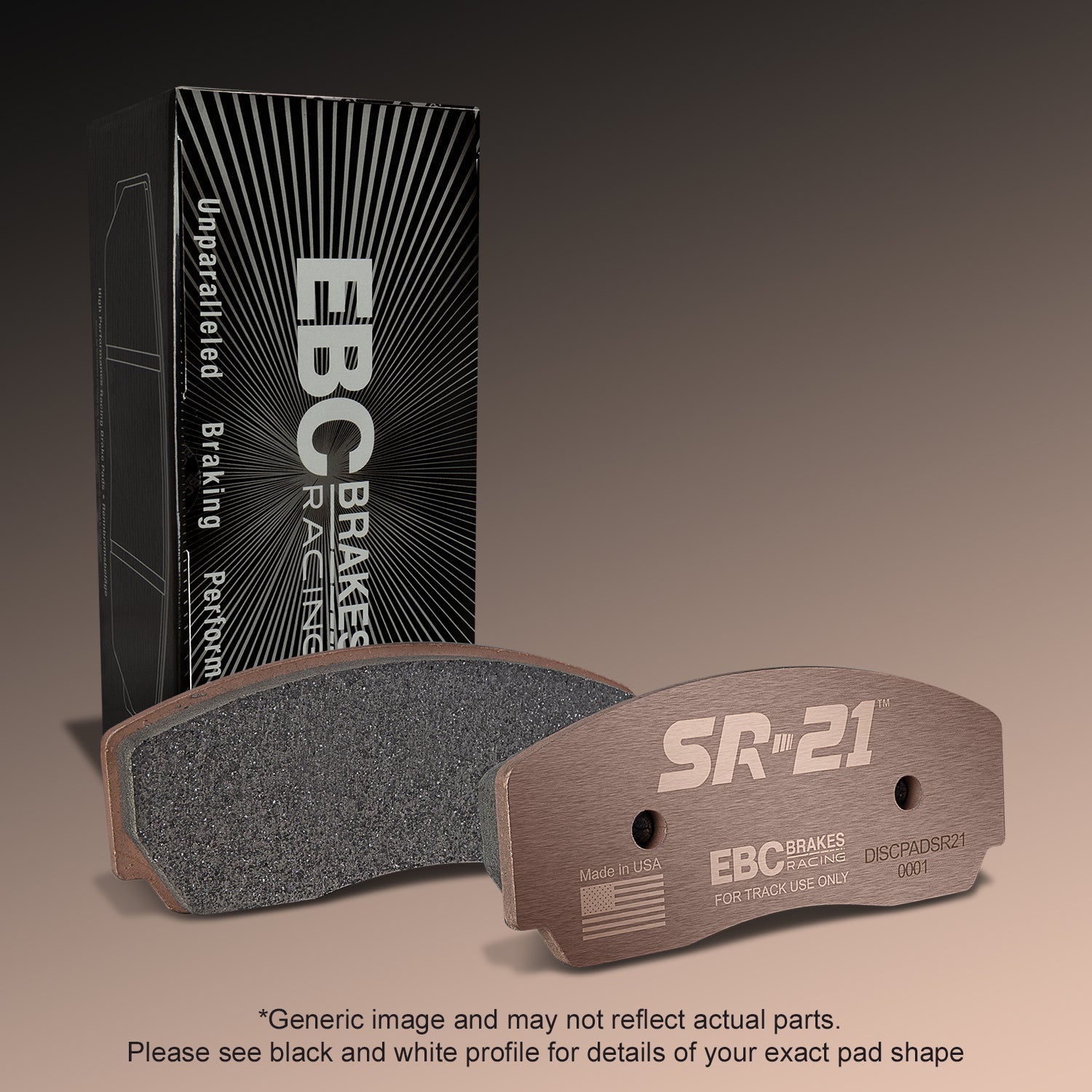 EBC SR21 Racing Brake Pads - (DP8085.26SR21) Front Image 4