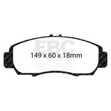 EBC Ultimax OE Replacement Brake Pad Set (DP1610) Image 1
