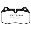 EBC Brakes Pad  and  Disc Kit (PD02KF388) Image 1