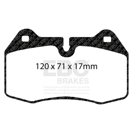 EBC Brakes Pad  and  Disc Kit (PD02KF388) Image 1