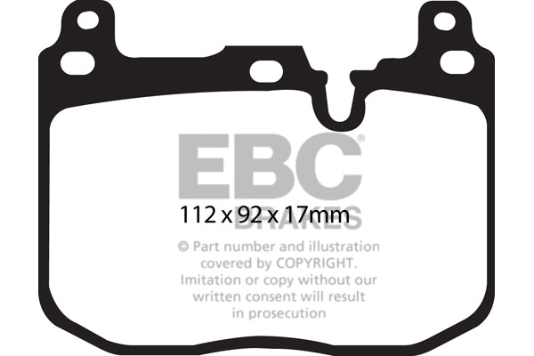 EBC Brakes Racing Pad and 2-Piece Fully-Floating Disc Kit (P2DK014RP1)