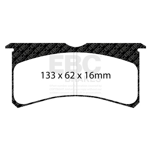 EBC Orangestuff 9000 Series Race Brake Pad Set (DP9037) Image 4