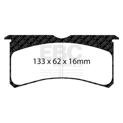 EBC Orangestuff 9000 Series Race Brake Pad Set (DP9037) Image 4