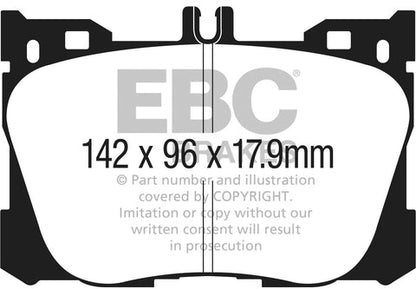 EBC Greenstuff 6000 Series Truck and SUV Brake Pad Set (DP63070) Image 1