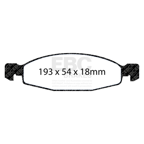 EBC Brakes Pad and Disc Kit (PDKF997) Image 1