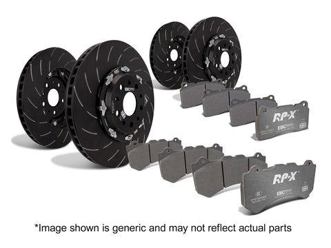 EBC Full Race RPX Pad & 2pc Disc Kit FULL VEHICLE - (P2DK027RPX) Full Car