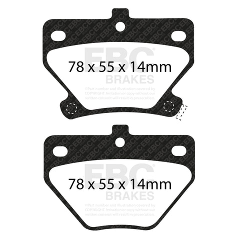 EBC Brakes Pad and Disc Kit (PD03KR688) Image 2