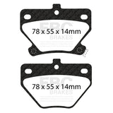 EBC Brakes Pad and Disc Kit (PD03KR688) Image 2