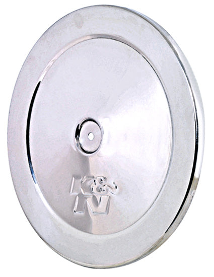 K&N 9 Inch Polished Stainless Steel Air Filter Top Plate