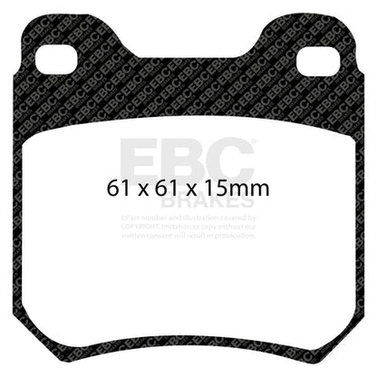 EBC Greenstuff 2000 Series Sport Brake Pad Set (DP2675) Image 3