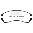 EBC Brakes Pad  and  Disc Kit (PD01KF1103) Image 1