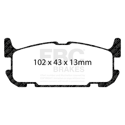 EBC Bluestuff B Super-Street & Trackday Brake Pads (DP51685B) Image 4