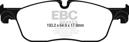 EBC Greenstuff 6000 Series Truck and SUV Brake Pad Set (DP62251) Image 4