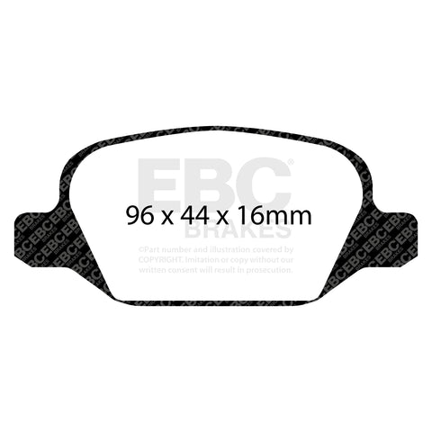 EBC Brakes Pad and Disc Full vehicle Kit (PD40K033) Image 3