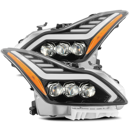 08-13 Infiniti G37/14-15 Q60 Coupe NOVA-Series LED Projector Headlights Jet Black | AlphaRex
