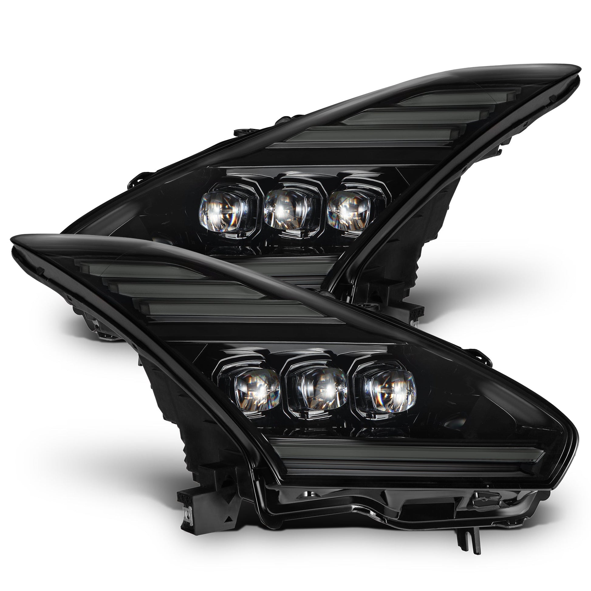 09-25 Nissan GT-R NOVA-Series LED Projector Headlights Alpha-Black | AlphaRex