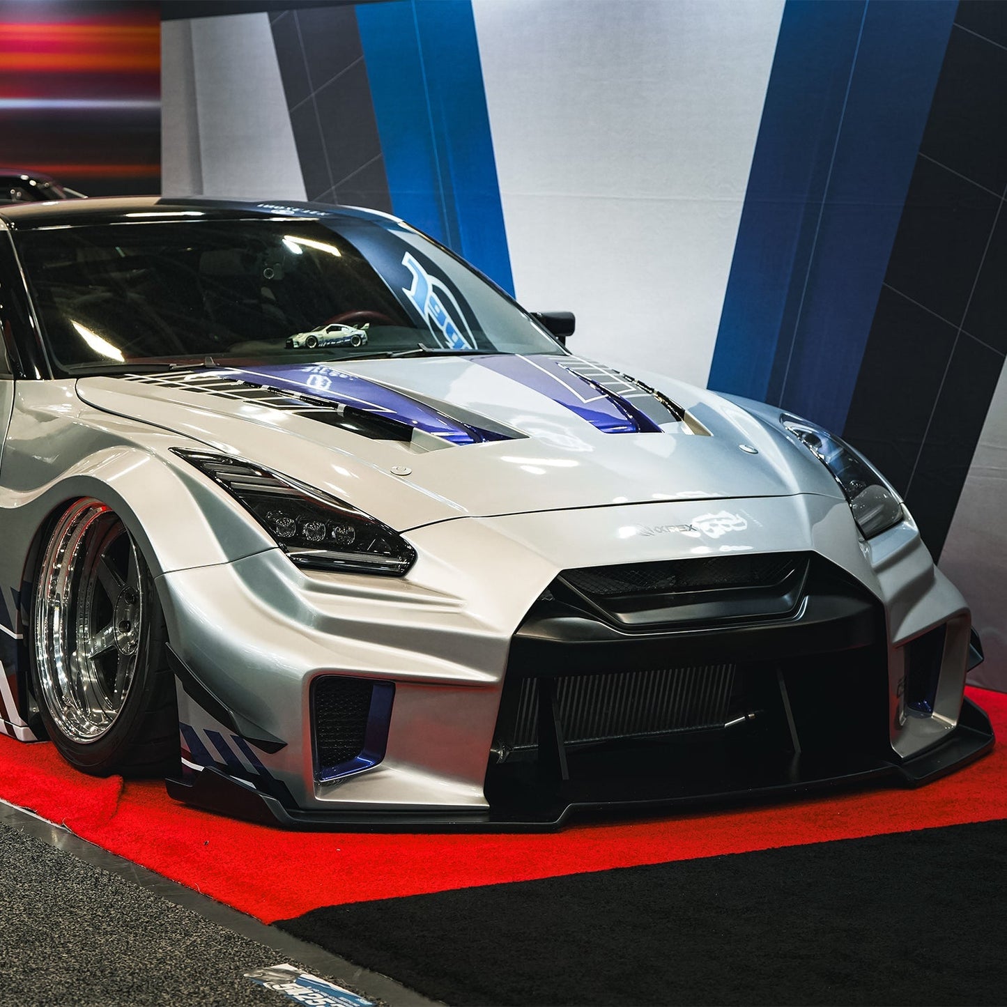 09-25 Nissan GT-R NOVA-Series LED Projector Headlights Black | AlphaRex