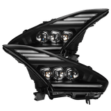 09-25 Nissan GT-R NOVA-Series LED Projector Headlights Black | AlphaRex