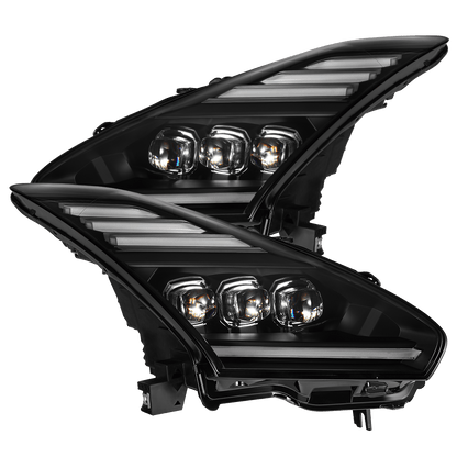 09-25 Nissan GT-R NOVA-Series LED Projector Headlights Black | AlphaRex