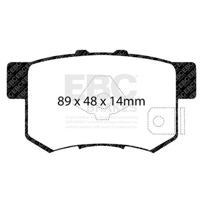 EBC Brakes Pad and Disc Kit (PDKR308)