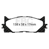 EBC Greenstuff 2000 Series Sport Brake Pad Set (DP21790) Image 3