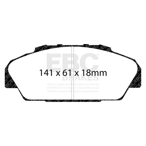 EBC Ultimax OE Replacement Brake Pad Set (DP831) Image 1