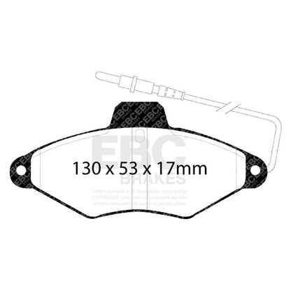 EBC Brakes Pad and Disc Full vehicle Kit (PD40K525)