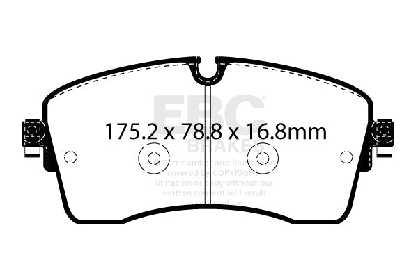 EBC Brakes Pad and Disc Full vehicle Kit (PD40K2635)
