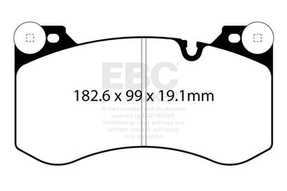 EBC Racing RP-X Track and Race Brake Pads (DP82454RPX) Image 4